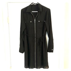 Black long sleeve Express dress